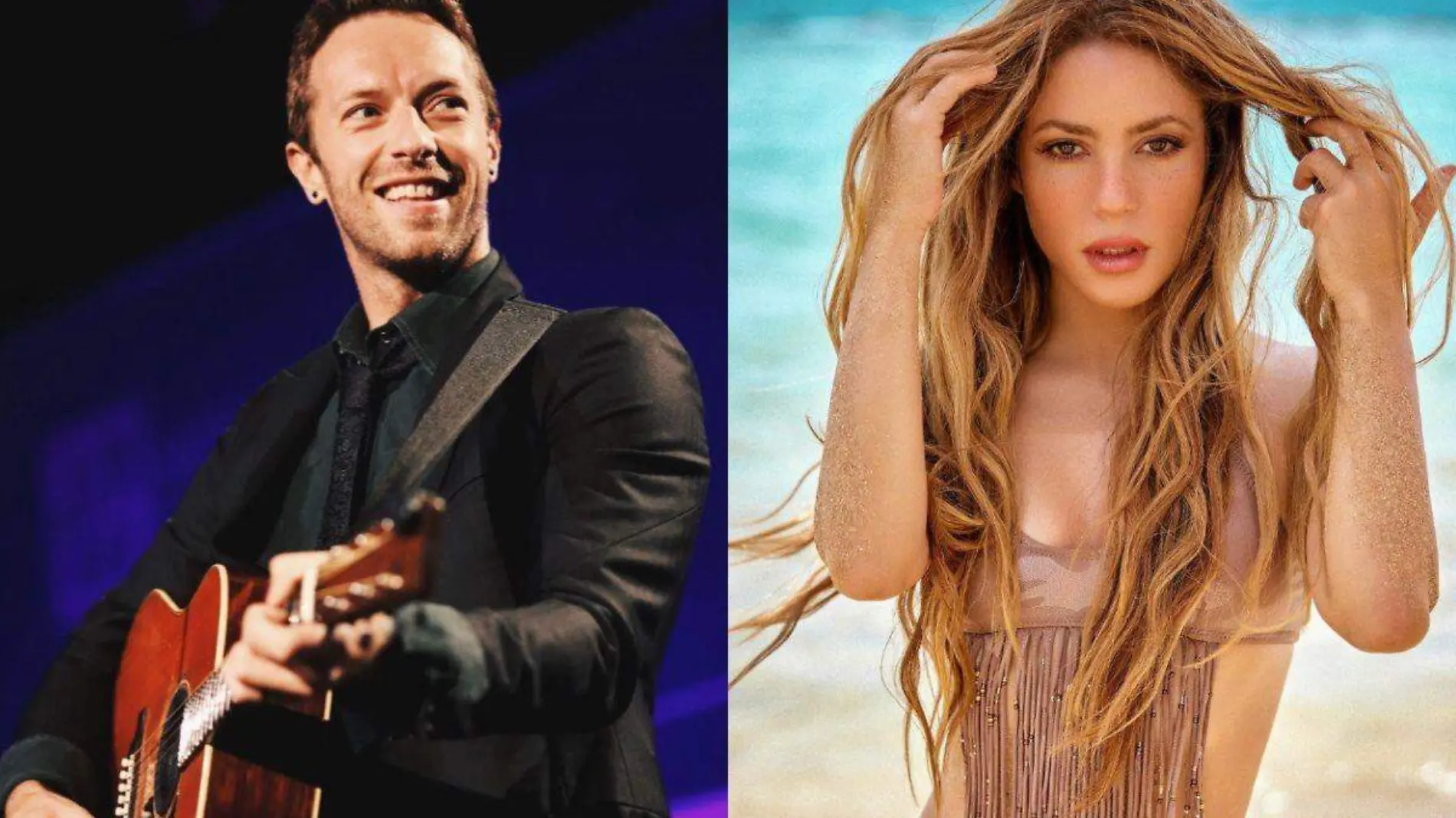 shakira y Chris Martin